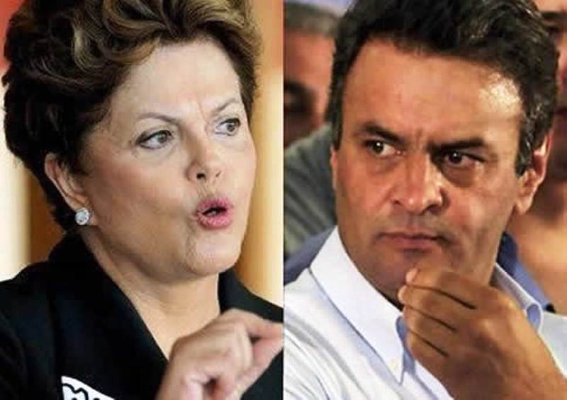 Na disputa local Dilma Rousseff colocou mais de 11 mil votos sobre Aécio Neves 