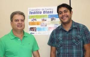Secretário de Desenvolvimento Econômico e Coordenação de Gestão Giovani Cota e o turismólogo Bruno de Sá 