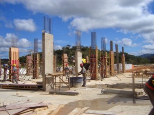 As obras seguem a todo para construção do Hospital Regional