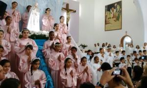 Colégio Tiradentes e Banda de Música da 15ª RPM participam da Coroação de Nossa Senhora de Fátima