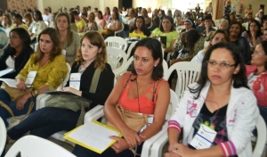 Parte do público durante a conferência municipal 