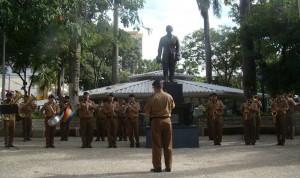 Apresentação da Banda de Música da 15ª RPM na Praça Tiradentes
